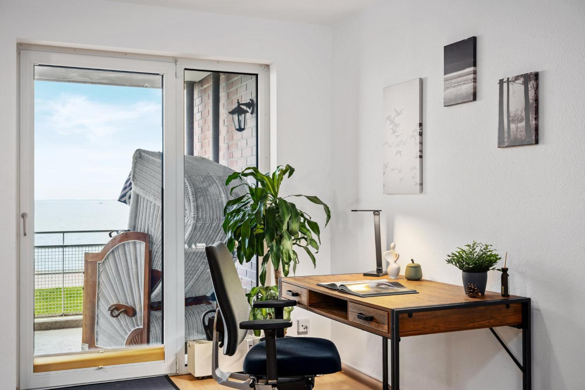 Strand-apartment, Strandkorb, Meeresrauschen, Parkplatz