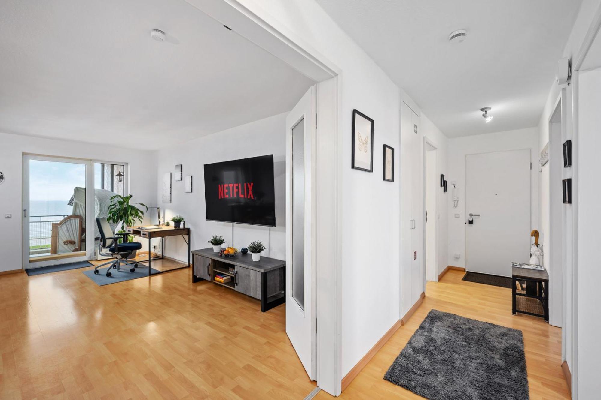 Strand-apartment, Strandkorb, Meeresrauschen, Parkplatz Apartment