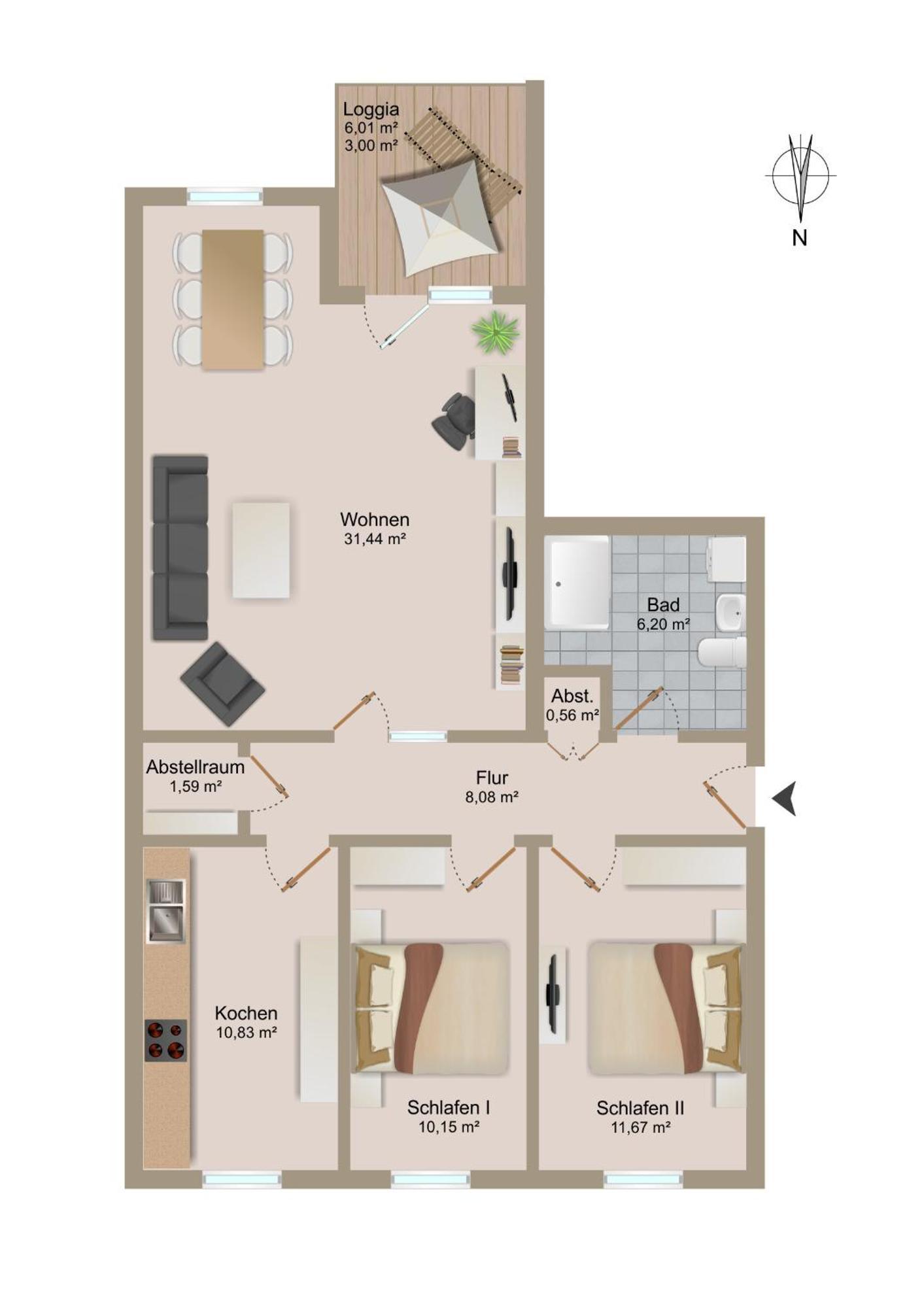 Strand-apartment, Strandkorb, Meeresrauschen, Parkplatz *